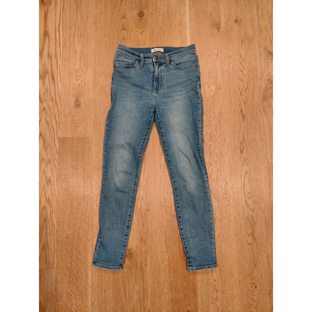 Madewell  Women's High-Rise Denim Skinny Jeans Size 26, 10" Roadtripper